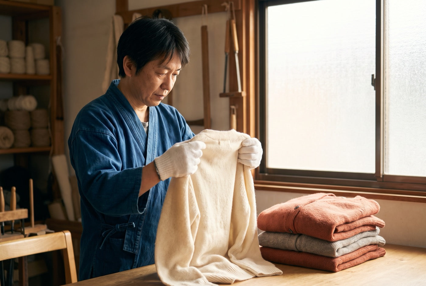プレス・検品